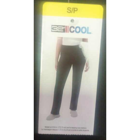 32 Degrees Cool Black Pant Women’s Small NWT Lightweight Casual Travel Stretch - Picture 3 of 5